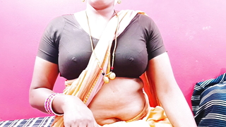 Telugu stepmom - daughter in mandate cow girl fucking telugu censorious talks.