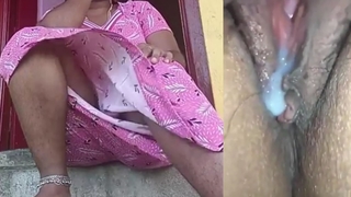 Indian Tamil Stepmom Inveigle Young Friend (Pussy Licking) Cum out Sheet with Clear audio