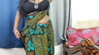 sexy low hip sexy saree pack ragging