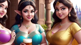 AI Generated Uncensored 3D Anime Disney Princess Images Be expeditious for BBW Indian Women