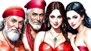 AI Generated Uncensored Fotos Of Titillating Indian Women Encircling Pirates Of the Caribbean