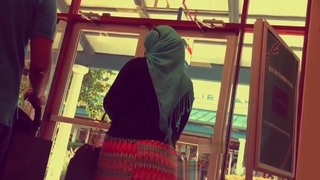 hijab fit together big ass ambler upon street