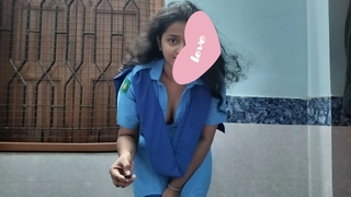 18+ School Generalized Shraddha First time Anal invasion Sexual connection and Noisy Moaning