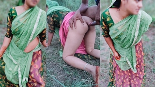 mota lund bahut pasand hai devar ji, chodo mujhe or joe se, desi indian bhabhi fucked by devar outdoor jaungal se hindi HD