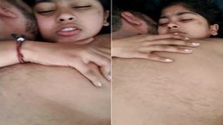 Indian desi sexy bhabhi record her stripped selfie part 2